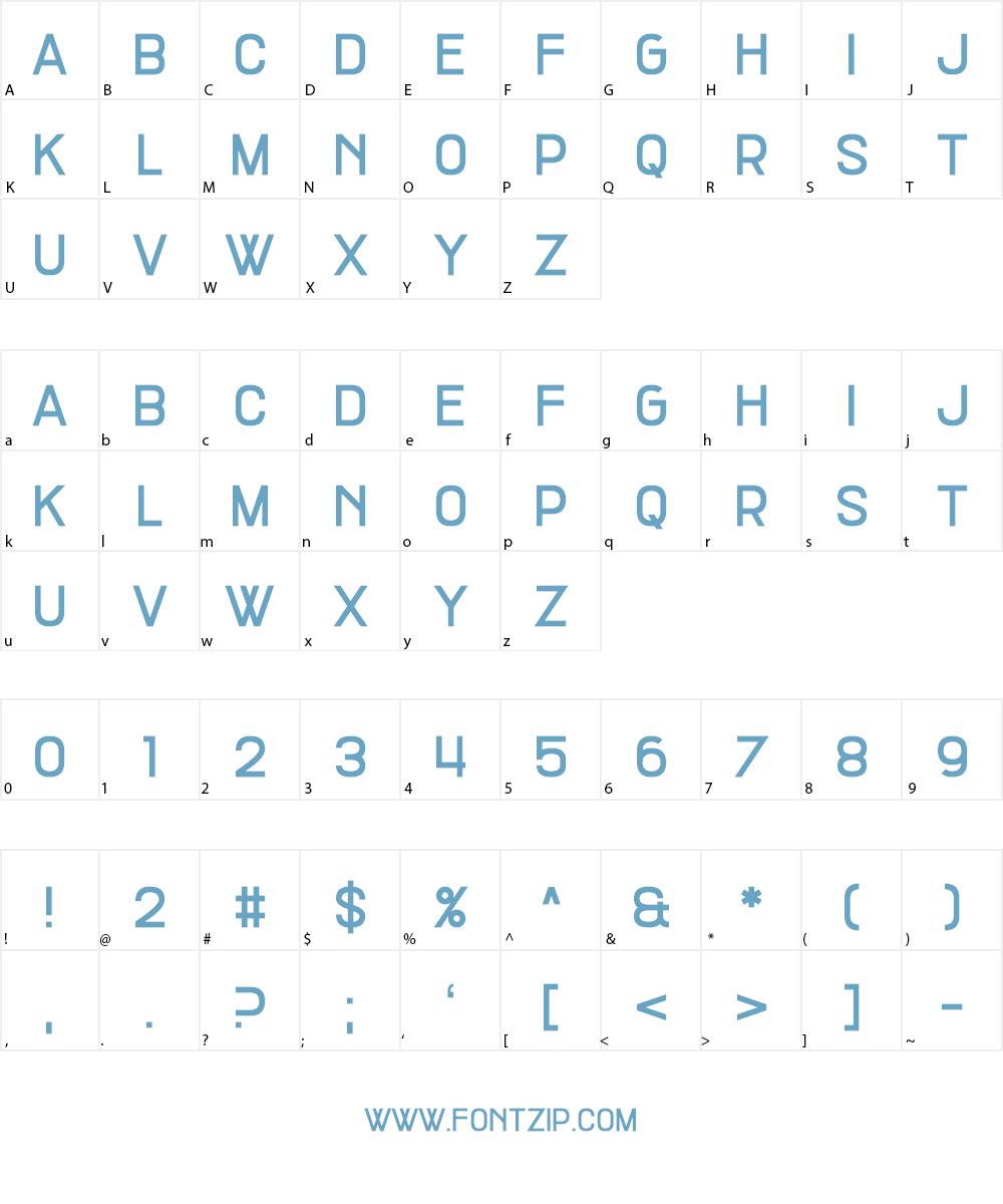 Car Lock Font Character
